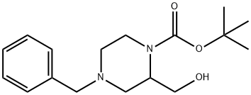 tert-Butyl4-benzyl-2-(hydroxymethyl)piperazine-1-carboxylate|1-PIPERAZINECARBOXYLIC ACID, 2-(HYDROXYMETHYL)-4-(PHENYLMETHYL)-, 1,1-DIMETHYLETHYL ESTER