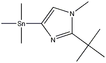 2-叔丁基-1-甲基-4-(三甲基锡烷基)-1H-咪唑, 936718-20-6, 结构式