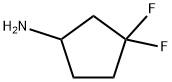 3,3-DIFLUOROCYCLOPENTANAMINE HYDROCHLORIDE Structure