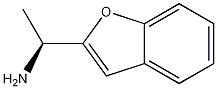 (S)-1-(benzofuran-2-yl)ethanamine Struktur