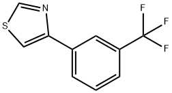Thiazole, 4-[3-(trifluoromethyl)phenyl]- 化学構造式