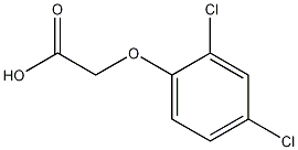 2,4-Dichlorophenoxyacetic acid 结构式