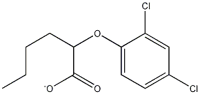 2-(2,4-Dichlorophenoxy)butylacetate 化学構造式