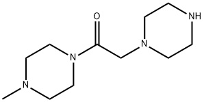 1-methyl-4-(piperazin-1-ylacetyl)piperazine Structure