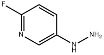 2-Fluoro-5-hydrazinylpyridine Struktur