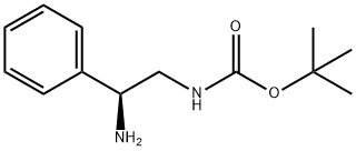 N-[(2S)-2-AMINO-2-PHENYLETHYL]-CARBAMIC ACID 1,1-DIMETHYLETHYL ESTER Structure