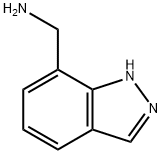 7-(アミノメチル)-1H-インダゾール 化学構造式