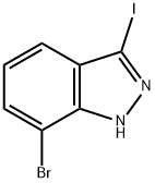 7-Bromo-3-iodoindazole price.