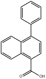 4-Phenylnaphthalene-1-carboxylic acid 结构式