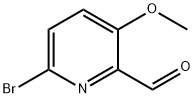 6-Bromo-3-methoxypyridine-2-carboxaldehyde Structure