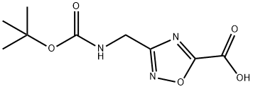 3-[[[(tert-Butoxy)carbonyl]amino]methyl]-1,2,4-oxadiazole-5-carboxylic acid