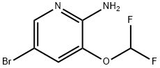 2-氨基-3-二氟甲氧基-5-溴吡啶, 947249-13-0, 结构式