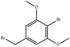 2-Bromo-5-(bromomethyl)-1,3-dimethoxybenzene Structure