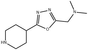 N,N-dimethyl-1-(5-(piperidin-4-yl)-1,3,4-oxadiazol-2-yl)methanamine|N,N-dimethyl-1-(5-(piperidin-4-yl)-1,3,4-oxadiazol-2-yl)methanamine
