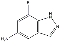 7-溴-5-氨基-1H-吲唑 结构式