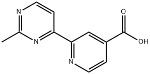 2-(2-methyl-pyrimidin-4-yl)-isonicotinic acid Structure
