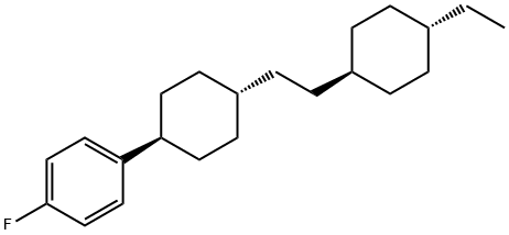 1-fluoro-4-(4-(2-(4-ethylcyclohexyl)ethyl)cyclohexyl)benzene Structure