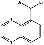 5-(二溴甲基)喹喔啉, 958994-25-7, 结构式