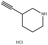 3-乙炔基哌啶盐酸盐 结构式