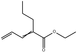 (E/Z)-2-Propyl-2,4-pentadienoic Acid Ethyl Ester Structure