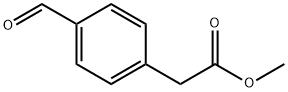 2-(4-ホルミルフェニル)酢酸メチル 化学構造式