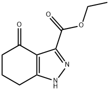 ethyl 4-oxo-4,5,6,7-tetrahydro-1H-indazole-3-carboxylate Struktur