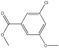 methyl 3-chloro-5-methoxybenzoate Struktur