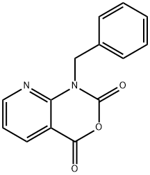 1-ベンジル-1H-ピリド[2,3-D][1,3]オキサジン-2,4-ジオン 化学構造式