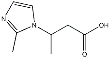 3-(2-甲基-咪唑基-1-基)-丁酸 结构式