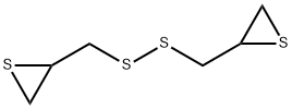 原文:多(2,3-环硫烷基)二硫化物,但查不到猜测:双(2,3-环硫丙基)二硫化物 结构式