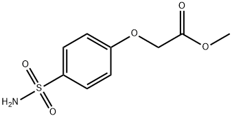(4-Sulfamoylphenoxy)acetic acid methyl ester 结构式
