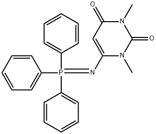 1,3-Dimethyl-4-triphenylphosphoranylideneamino-pyrimdine-2,4-dione 结构式