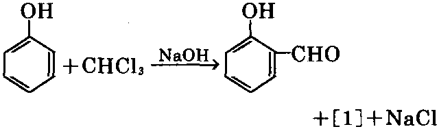 苯酚和三氯甲烷反应制备对羟基苯甲醛