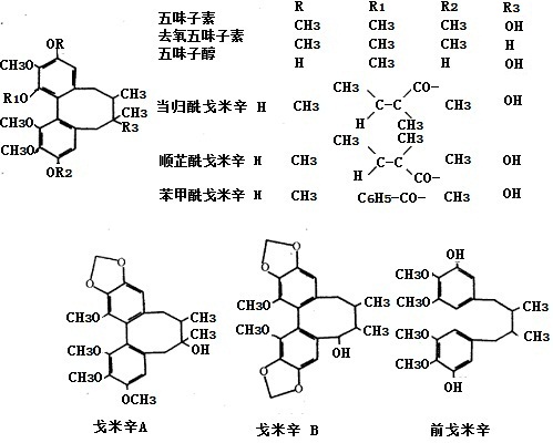 木脂素化学结构式图片