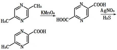 5-甲基吡嗪-2-羧酸合成