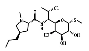 克林霉素结构式
