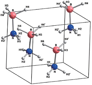 氨硼烷立体结构图