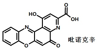 吡诺克辛的结构式