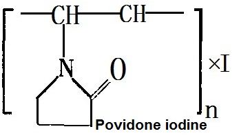 The molecular structure of povidone-iodine