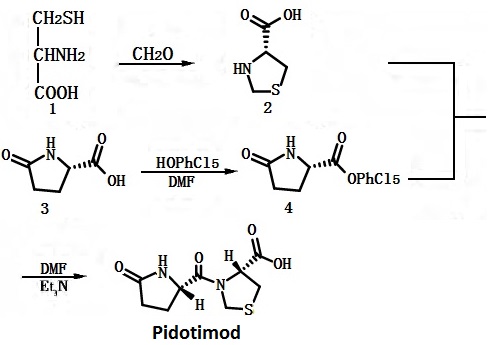 Synthesis route of pidotimod