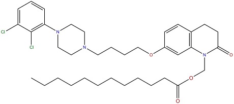月桂酰阿立哌唑结构式