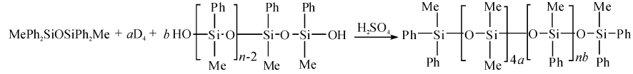 甲基苯基二烷氧基硅烷水解物与环硅氧烷共聚制备苯甲基硅油