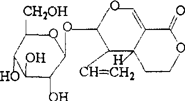 当药苷分子结构式