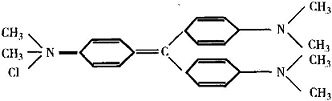 Structure of Crystal Violet