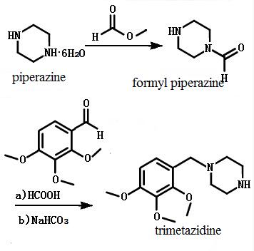 Synthesis route of trimetazidine Synthesis route of trimetazidine