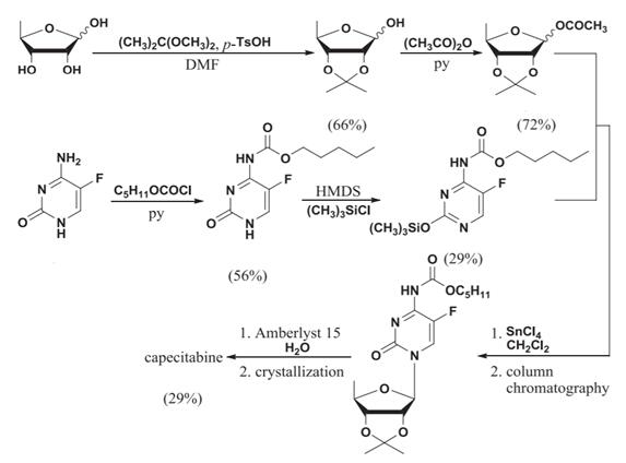 62211-93-2 1,2,3-Triacetyl-5-deoxy-D-ribose, 5-deoxy-1,2,3-triacetyl-D-ribose, Capecitabine, intermediate