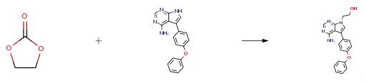 330786-24-8 5-(4-phenoxyphenyl)-7H-pyrrolo[2,3-d]pyrimidin-4-ylamine; reaction; application; syntheses