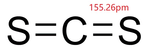 Carbon disulfide structure