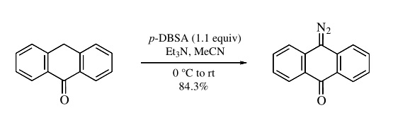 Reagent for Diazo-function Transfer: Dodecylbenzenesulfonyl azide