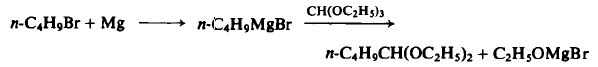 Preparation of n-Butyraldehyde Diethyl Acetal